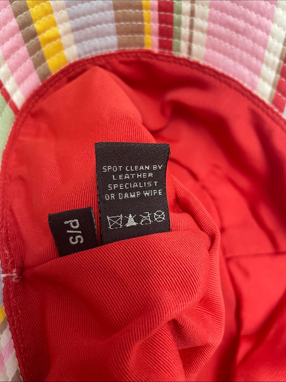 Coach Striped Woman’s Bucket Hat - Picture 9 of 9